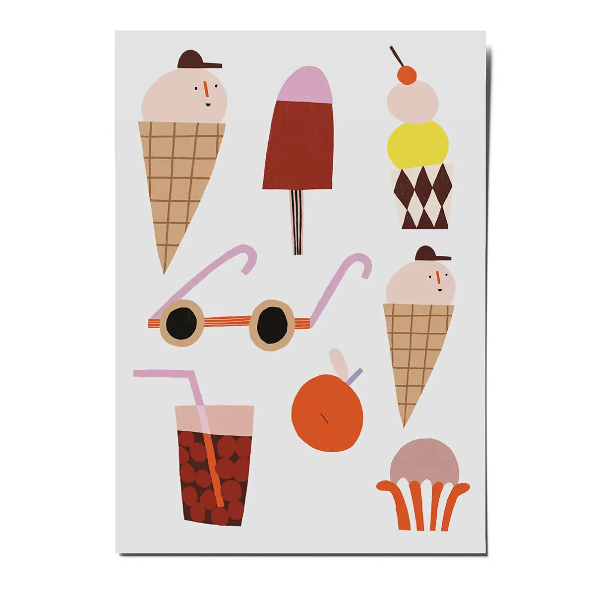 Iron-On-Prints Ice-Cream