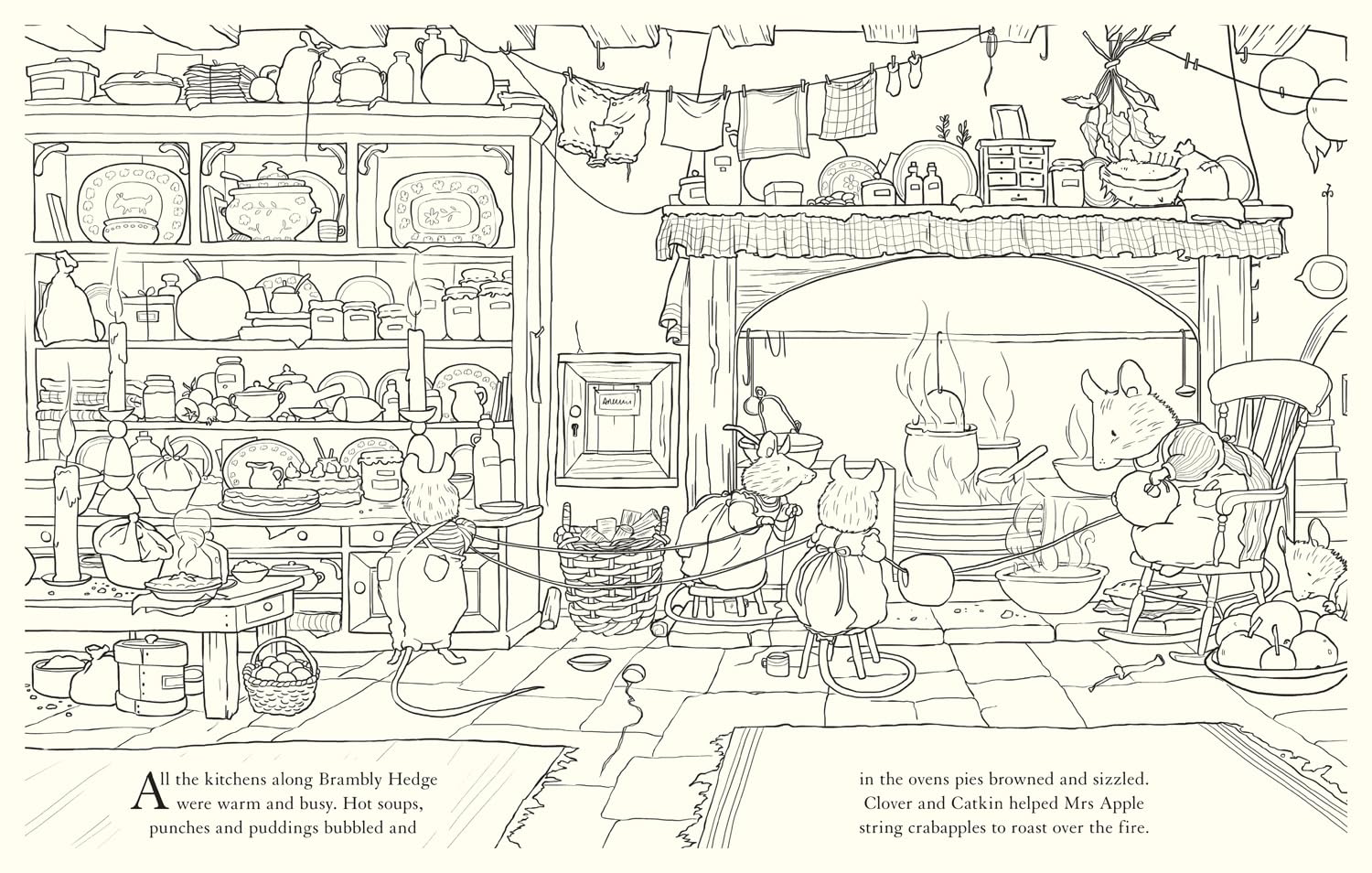 Brambly Hedge: Festive Colouring Book