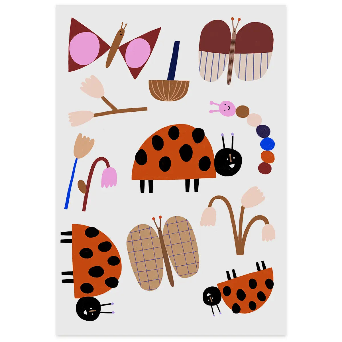 Iron-On-Prints Ladybugs